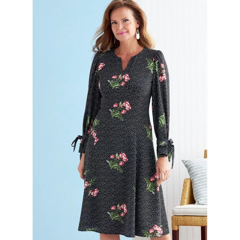 Butterick B6805 Womens Dress‎ Sewing Pattern Sizes 16-24 A-Line  Design